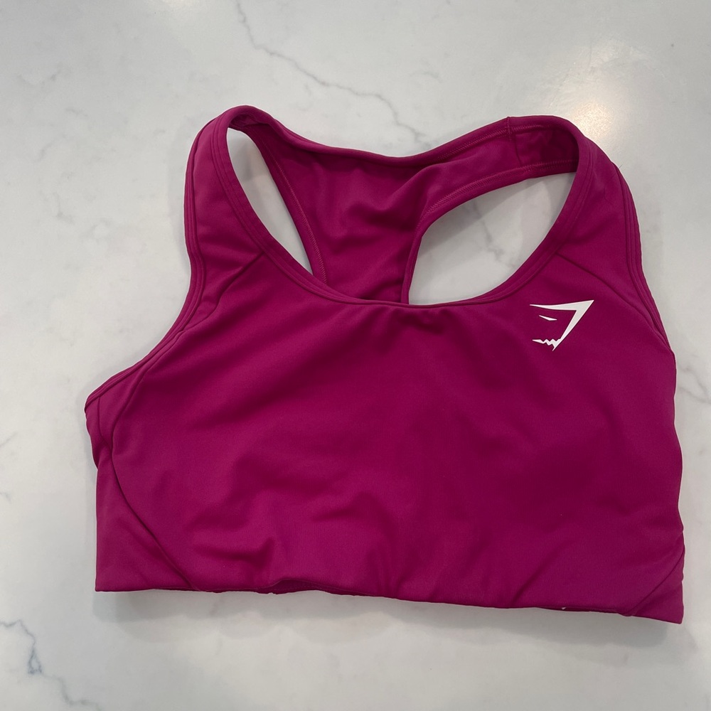 Gymshark Sports Bra pink racerback M